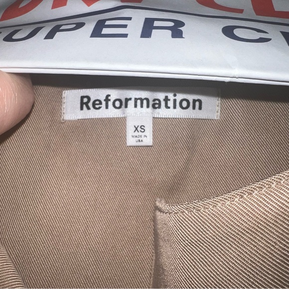 Reformation Tan Trench Coat NWOT - Picture 5 of 12